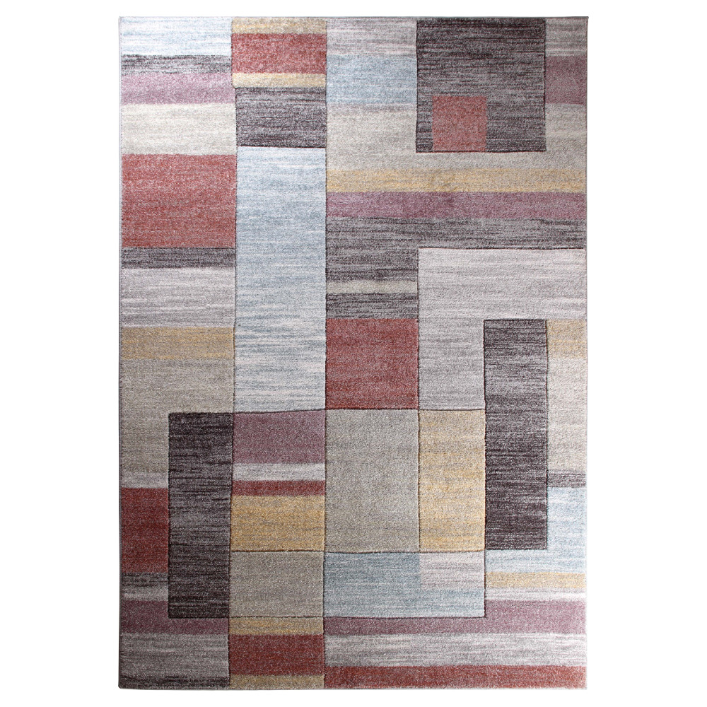 Χαλί Μοντέρνο Dali 9238B Pink-Grey